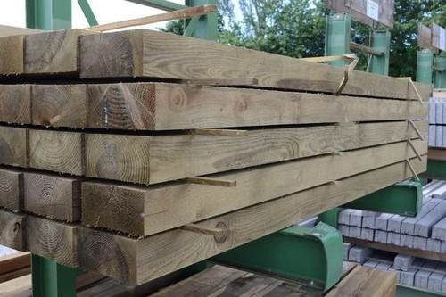 Treated timber garden railway - treated,