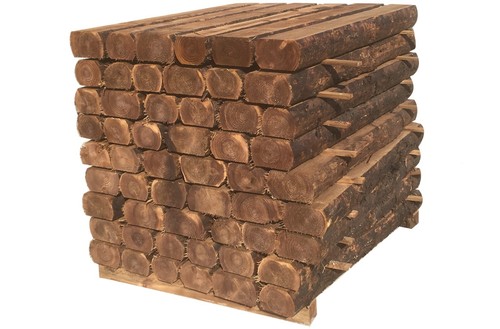 Rustic log sleepers - rustic,