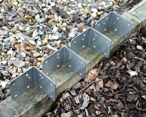 Corner edge timber railway - timber,