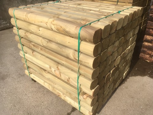 Planed mini log - log, sleepers