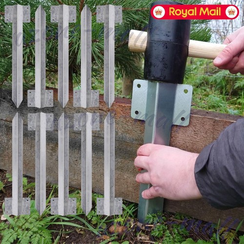 10x galvanised steel railway - 10x,