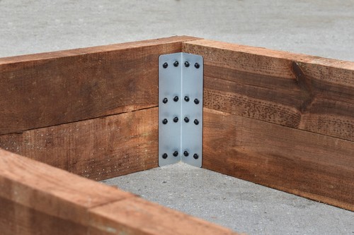 Tier corner galvanised - 2-tier, steel
