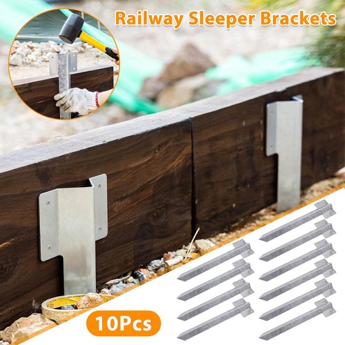 10x railway sleeper - railway, bracket