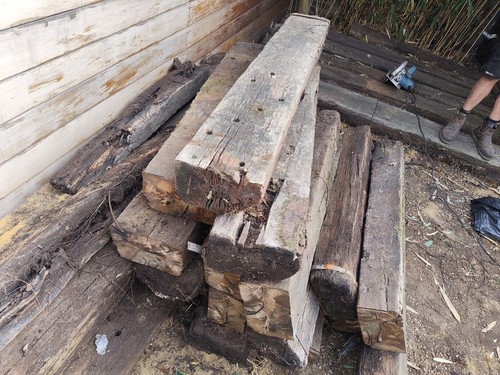 Reclaimed oak railway - reclaimed,